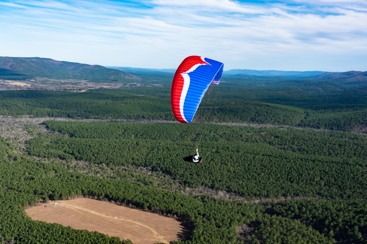 paragliding at Panorama