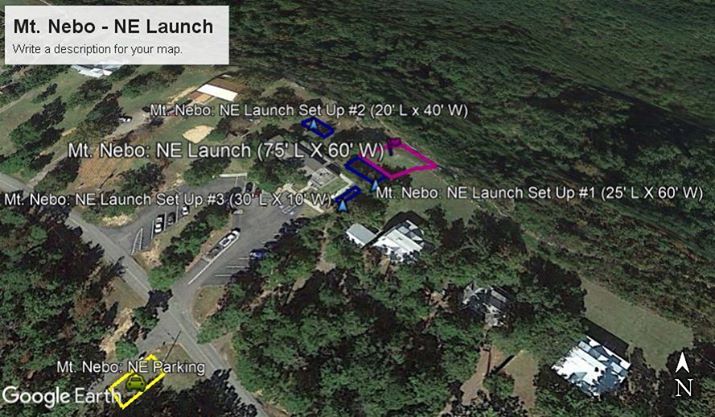 Mt Nebo northeast launch